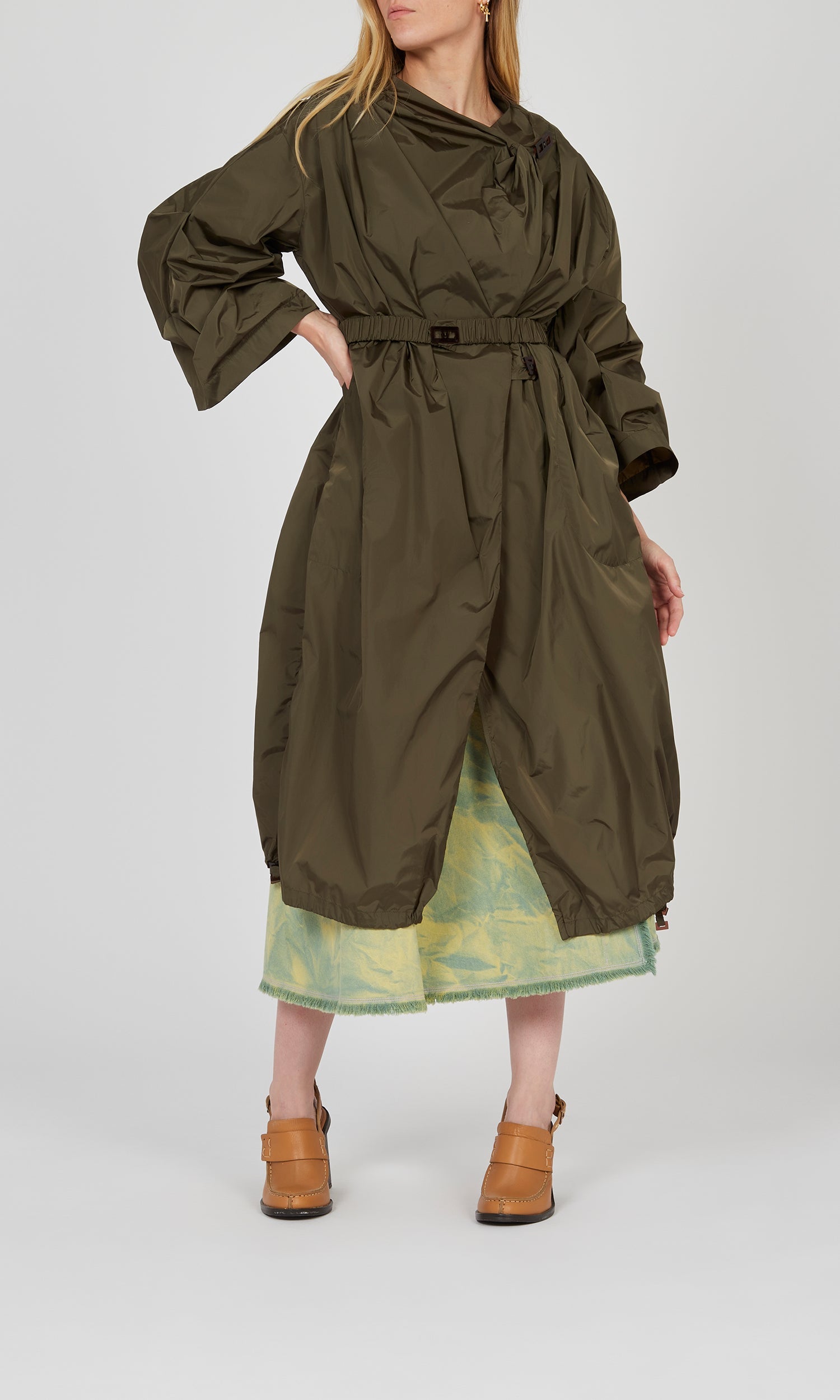 Imperméable ceinturé - Khaki