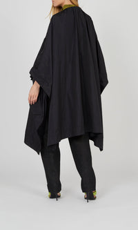 Poncho en nylon - Noir