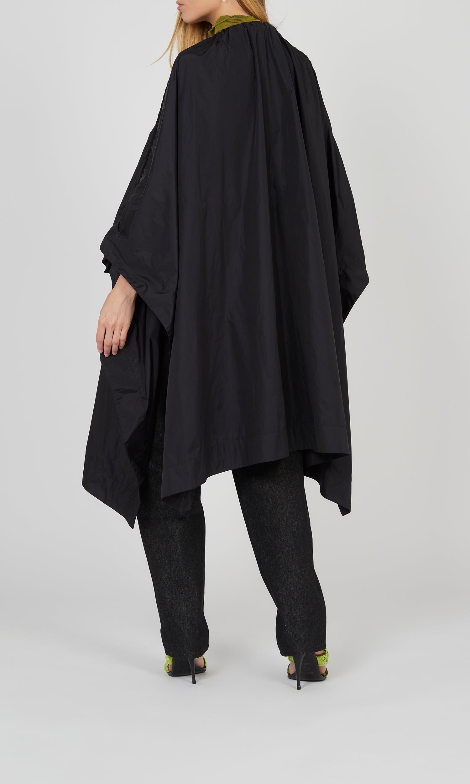 Poncho en nylon - Noir