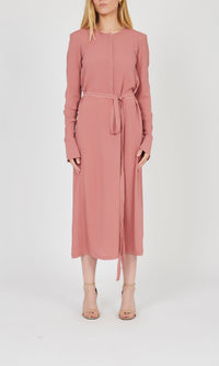 Robe droite à manches longues - Pink