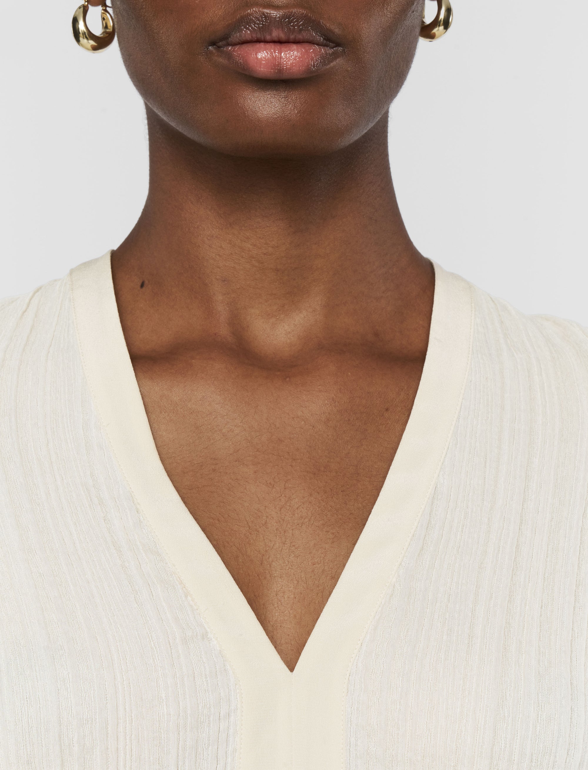NEW / 20qty   Lucien-Blouse-Pleat Jacquard
