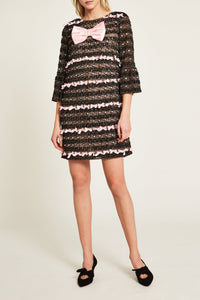Robe courte Meli Melo - Noir