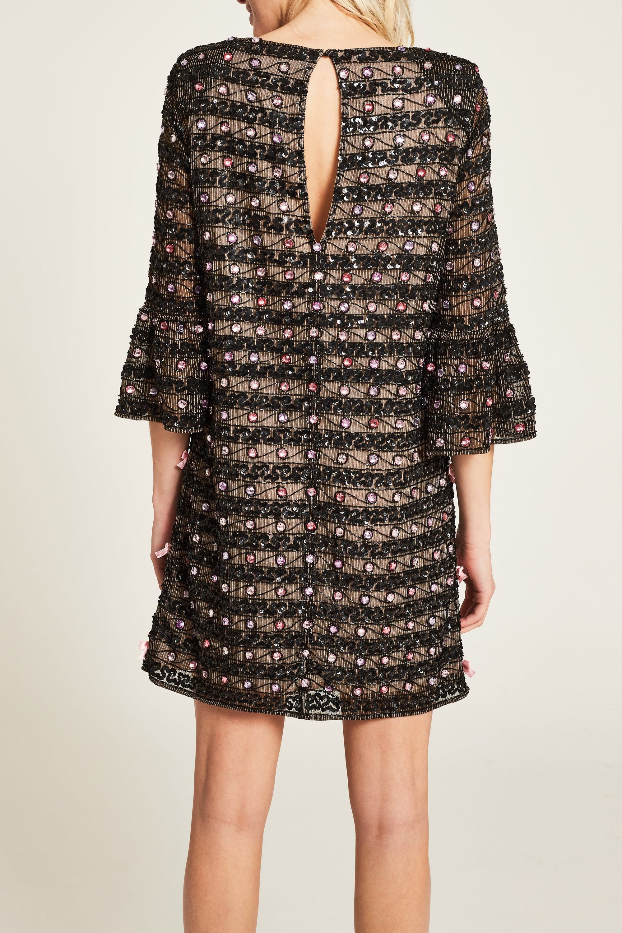 Robe courte Meli Melo - Noir