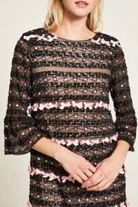 Robe courte Meli Melo - Noir