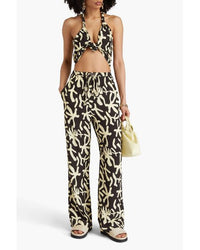 Pantalon Polyka en crêpe imprimé - Reef
