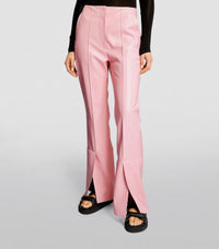 Pantalon Evi en cuir - Pink