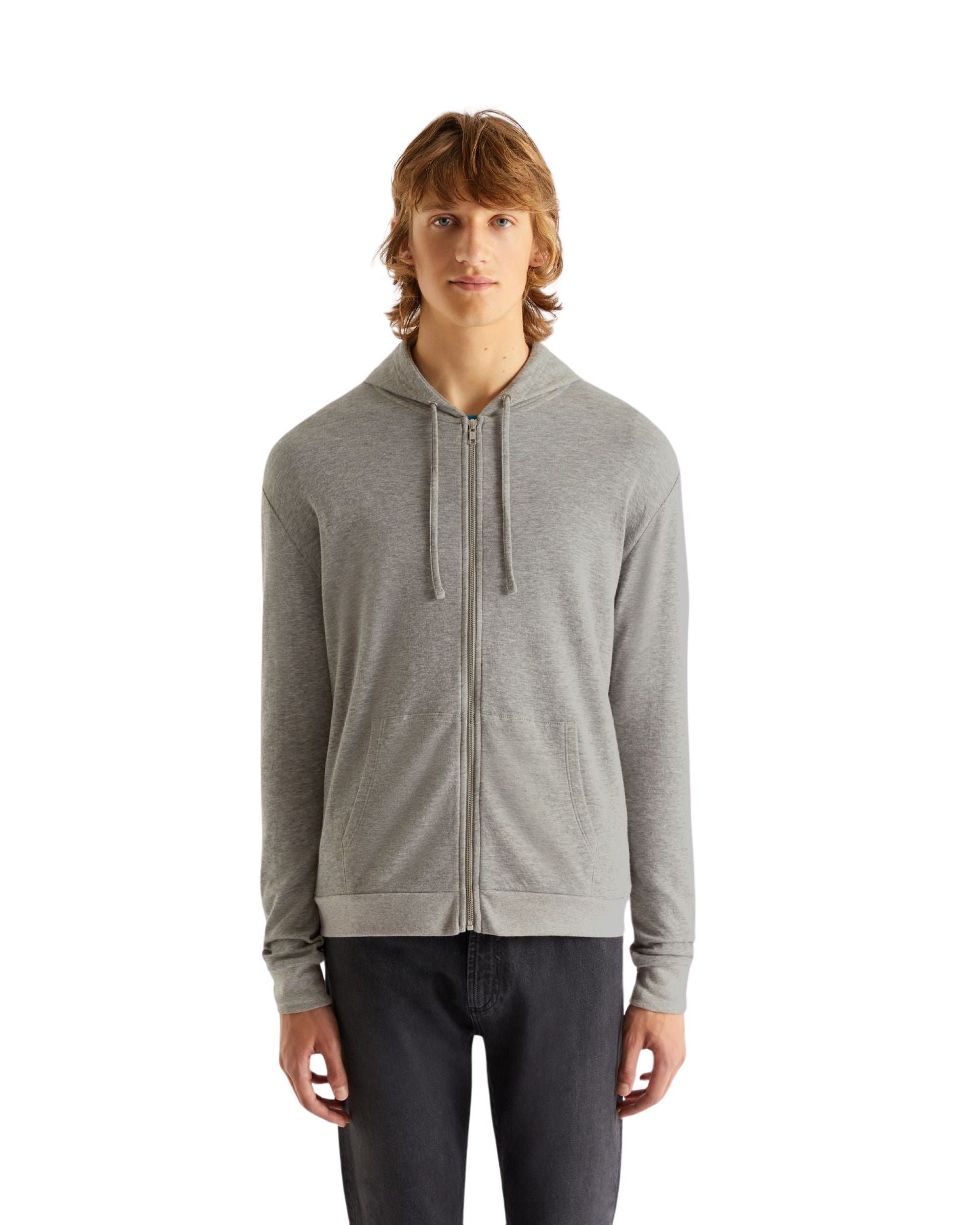 Hoodie zippé - Dark Heather Gray