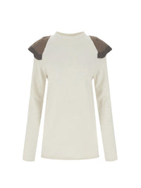 Pull papillon en laine - Natural White