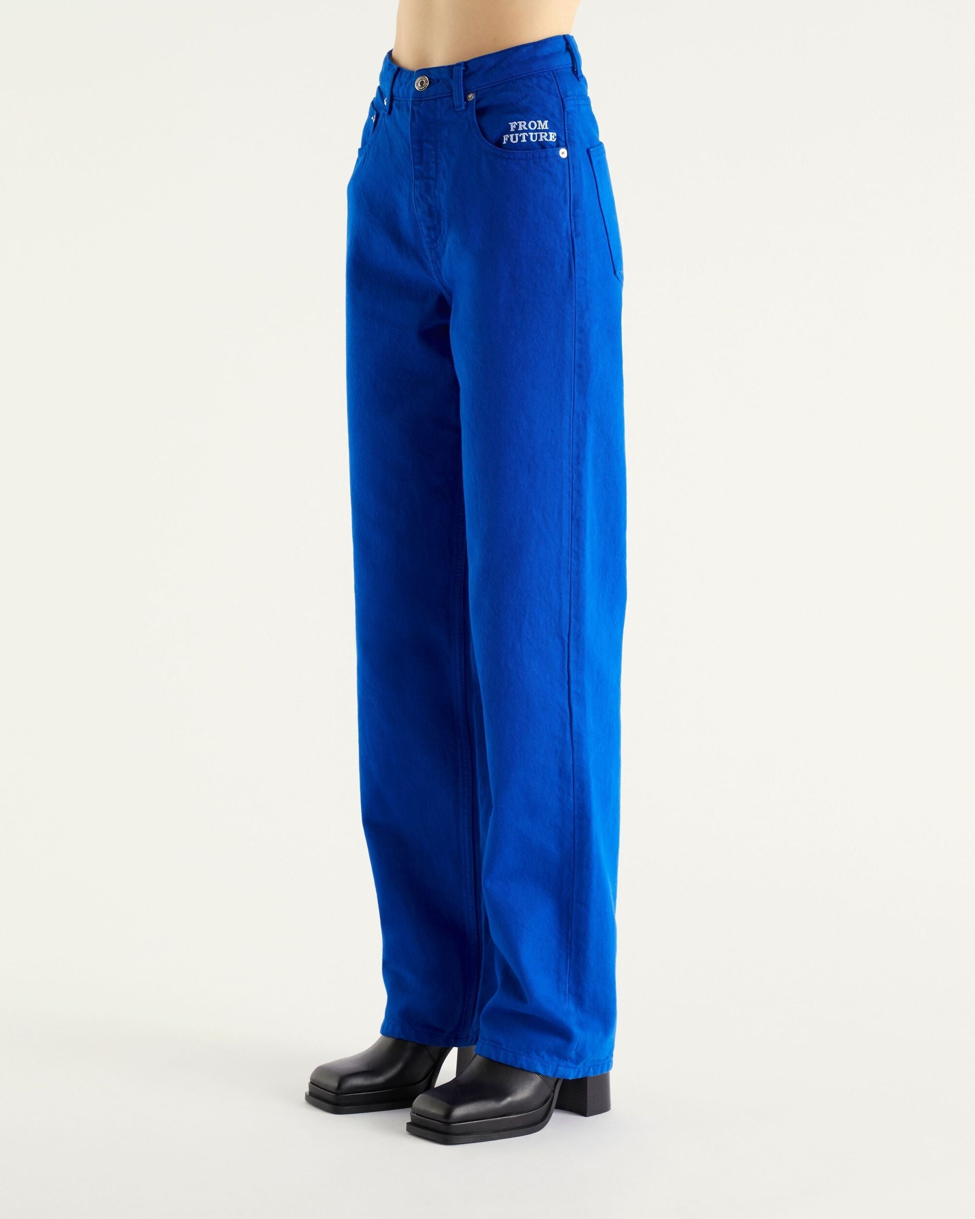 Jean large From Future - Electric Blue