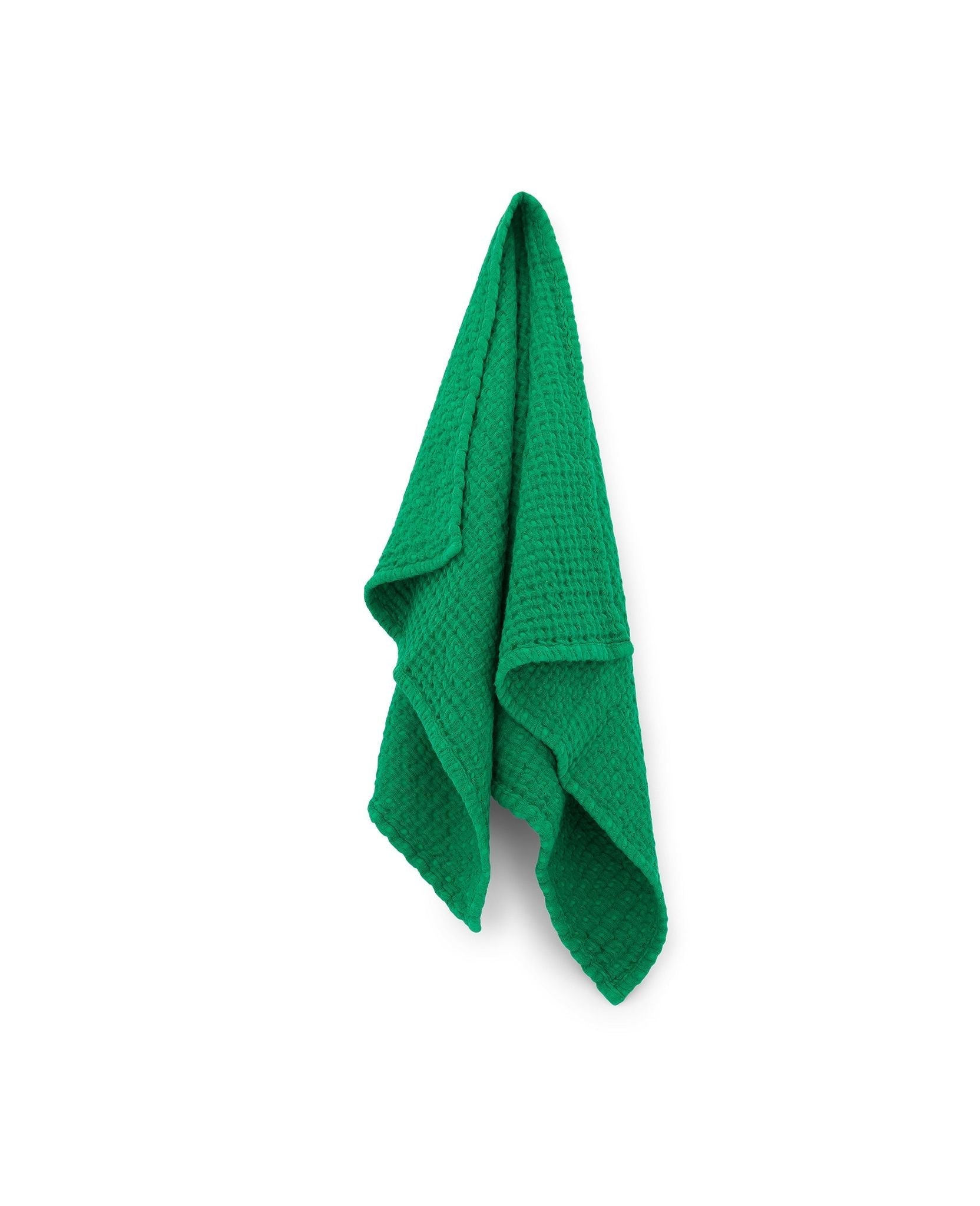 Torchon Cucina en nid d'abeille - Vert prairie