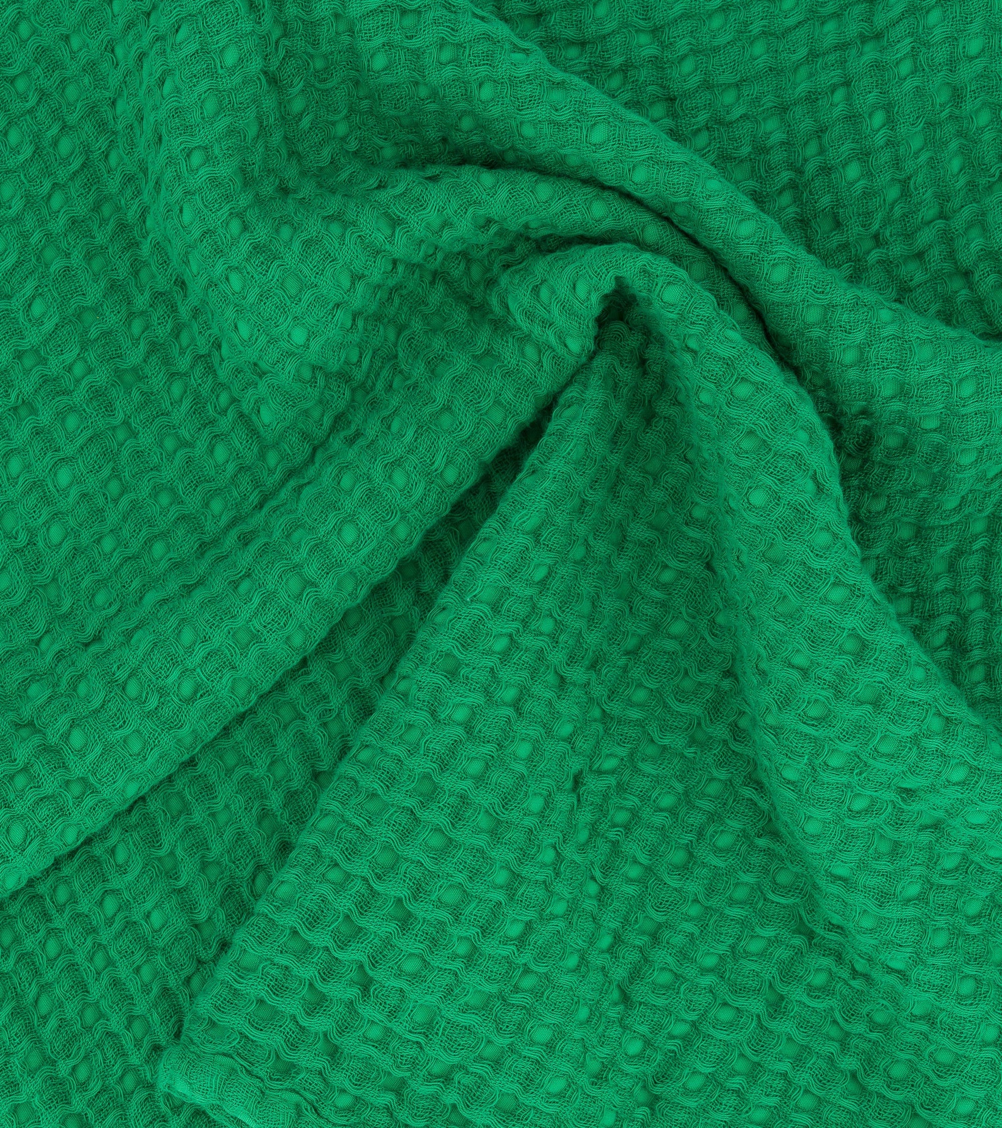 Torchon Cucina en nid d'abeille - Vert prairie