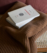Plaid Baci en laine - Marron
