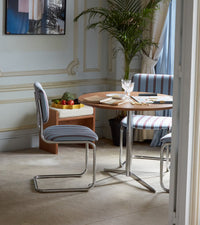 Chaise Classica - Bleu Et Bordeaux