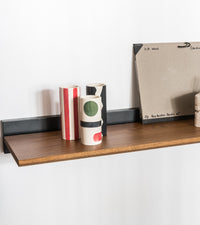 Grande console murale Sola en bois - Iroko
