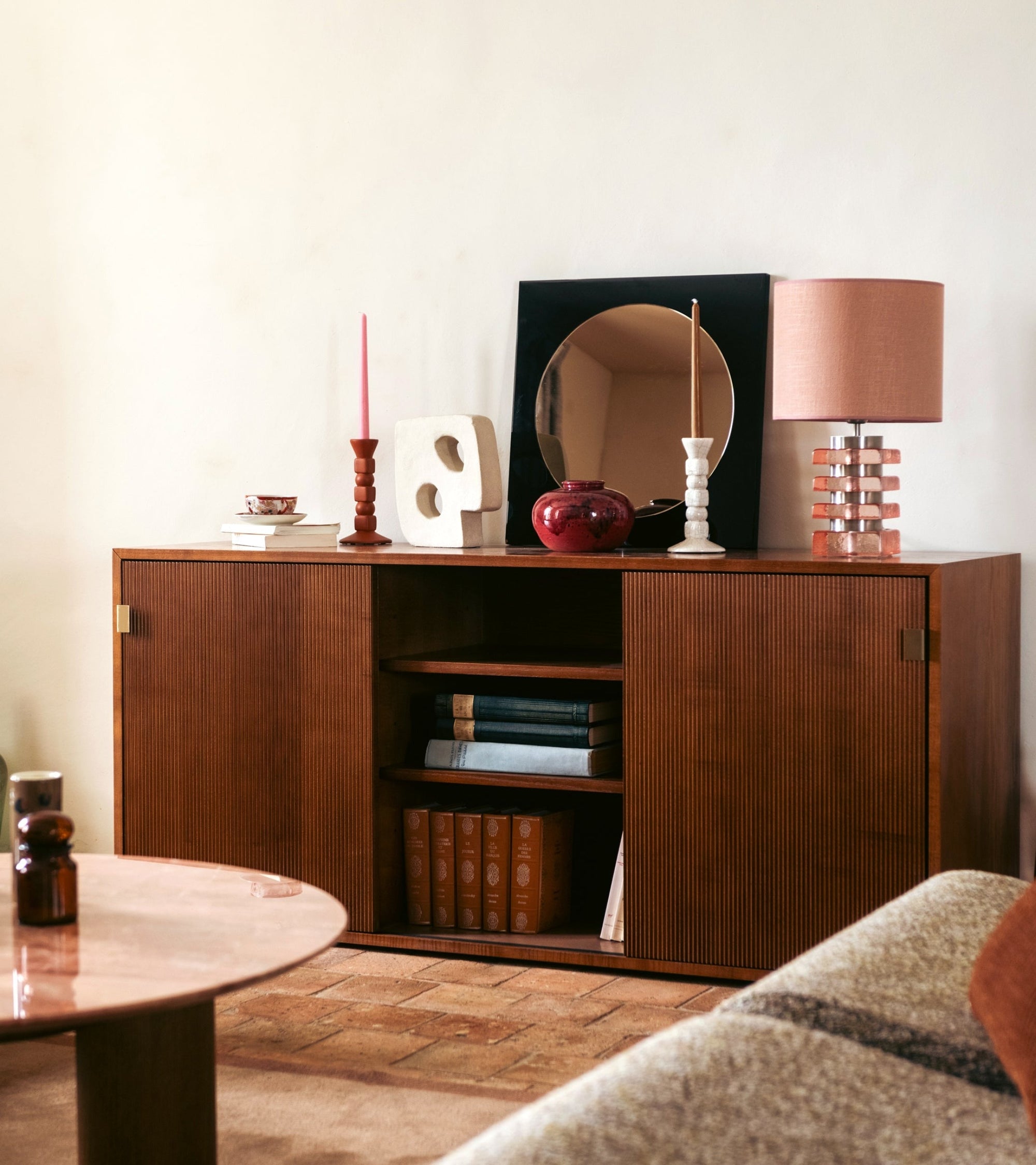 Grand buffet Sorella en bois - Noir