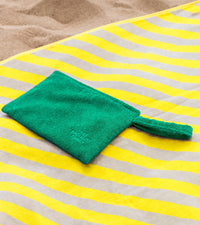 Trousse de plage Maremma en éponge - Vert