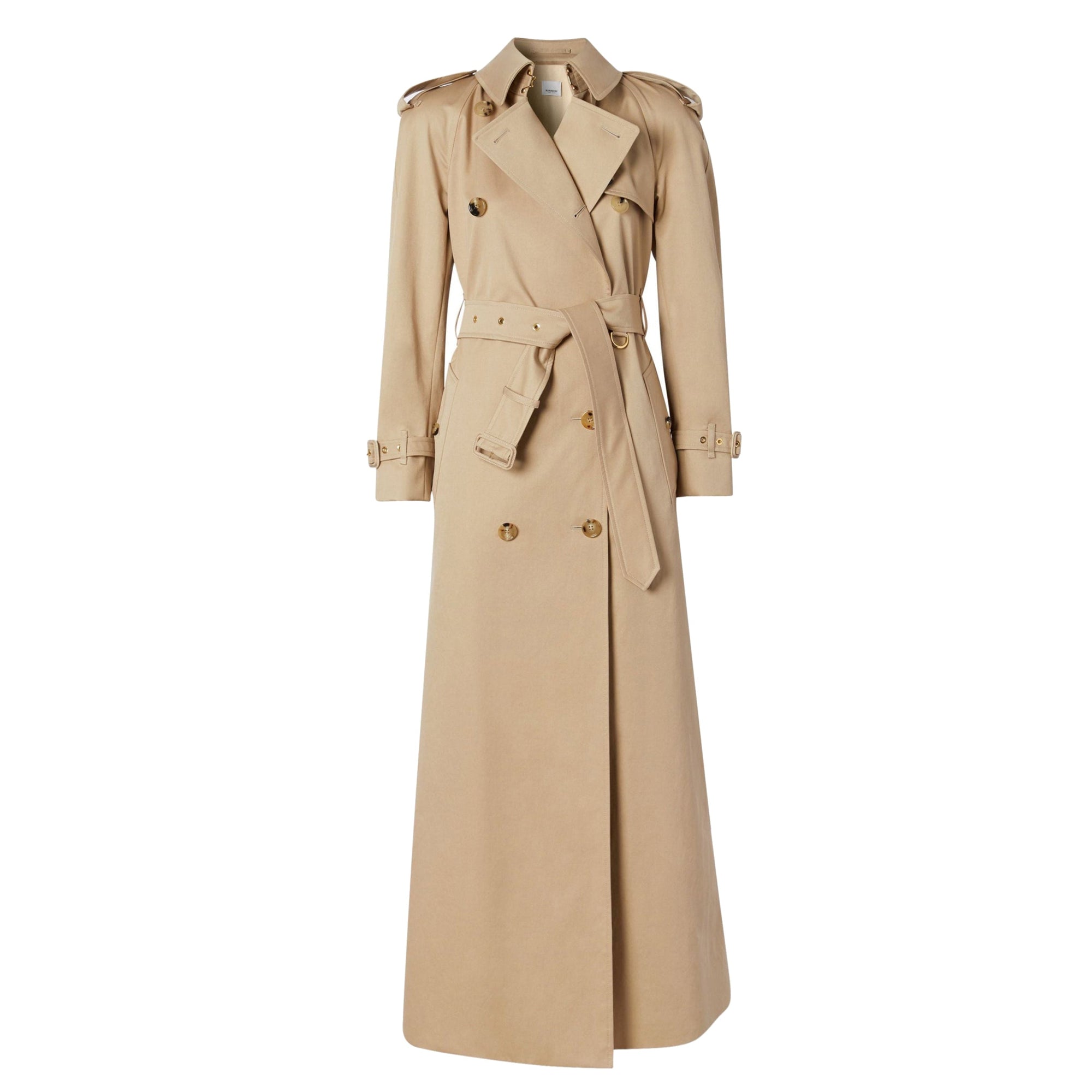 Trench sur mesure en gabardine de coton - Soft Fawn