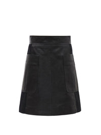 Mini jupe Rock en cuir - Black