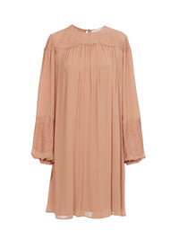 Robe froncée - Dusty Coral