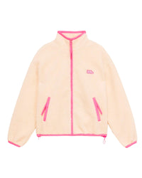 Veste zippée sherpa - Ecru