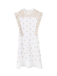 Robe trapèze - White & Beige