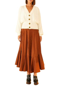 Cardigan Bubble en maille - Blanc