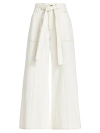 Pantalon en sergé en coton - Off White
