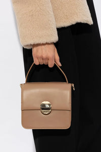 Petit sac à main Penelope en cuir - Beige Désert