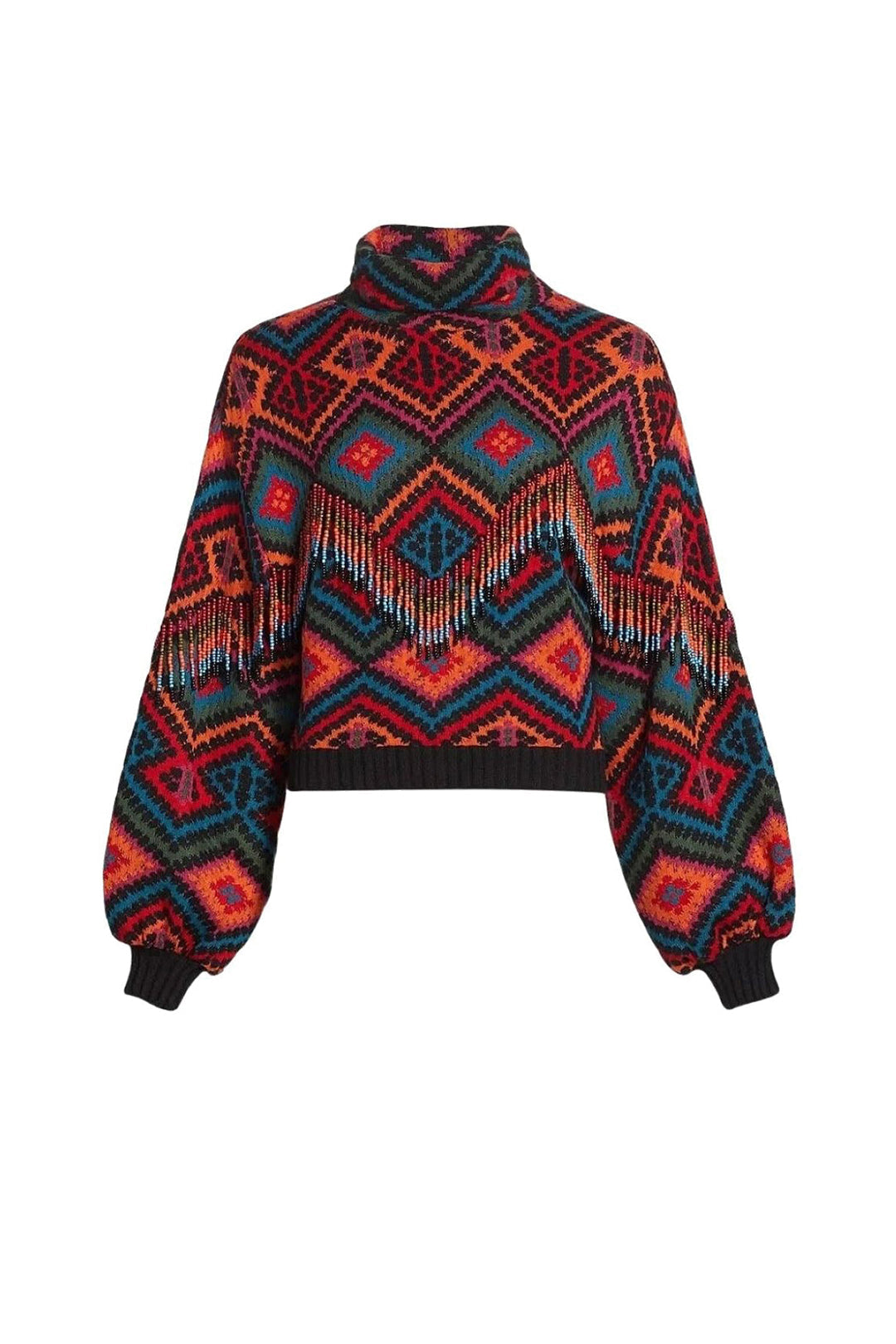 Pull Rauti à col montant - Multicolore