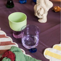 Opaline Vert Rose Verres - Opaline Vert Rose