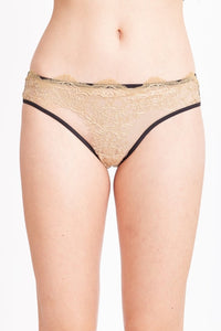 Culotte Alhambra en soie - Or