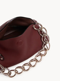 Sac à main Juana en cuir - Burgundy