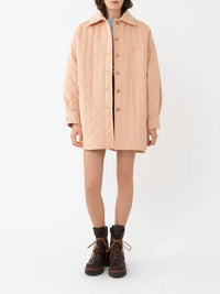 Manteau chemise matelassée - Ink Navy