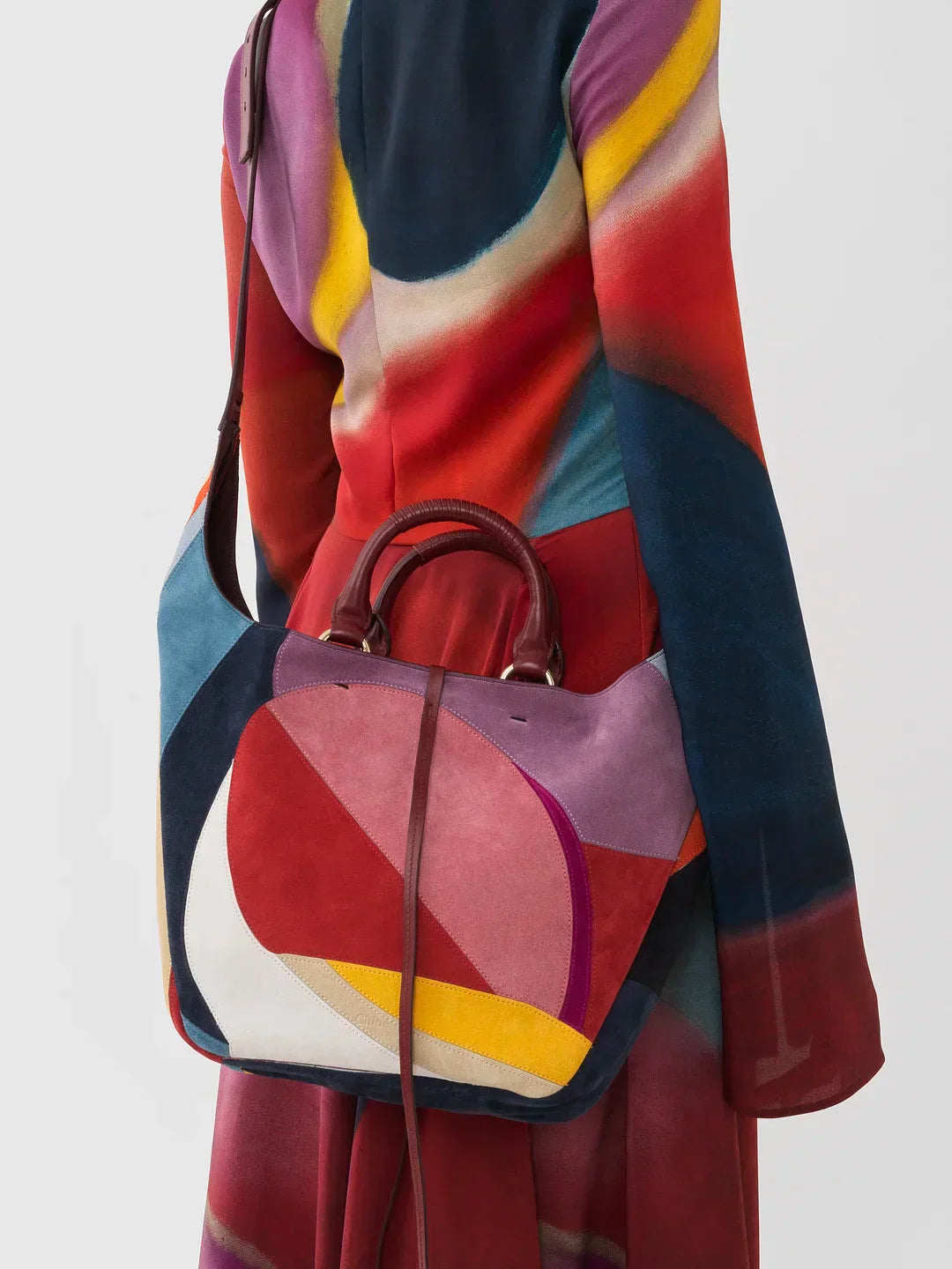 Sac à Main Deia en cuir - Multicolor Blue