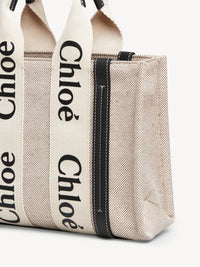 Petit sac cabas Woody à bandoulière - Blue