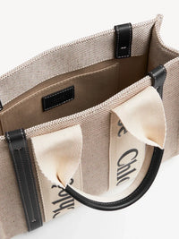 Petit sac cabas Woody à bandoulière - Blue
