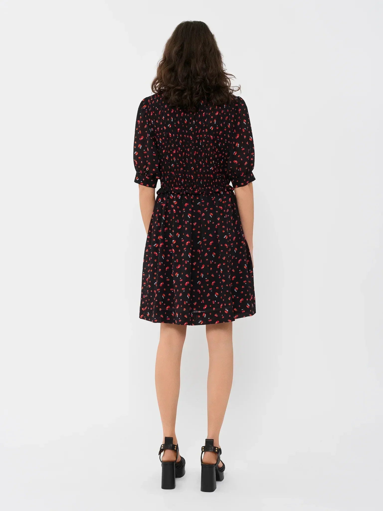 Mini robe polo - Black & Red