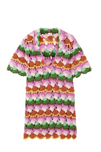 Robe Bananas en crochet en coton - Multicolore