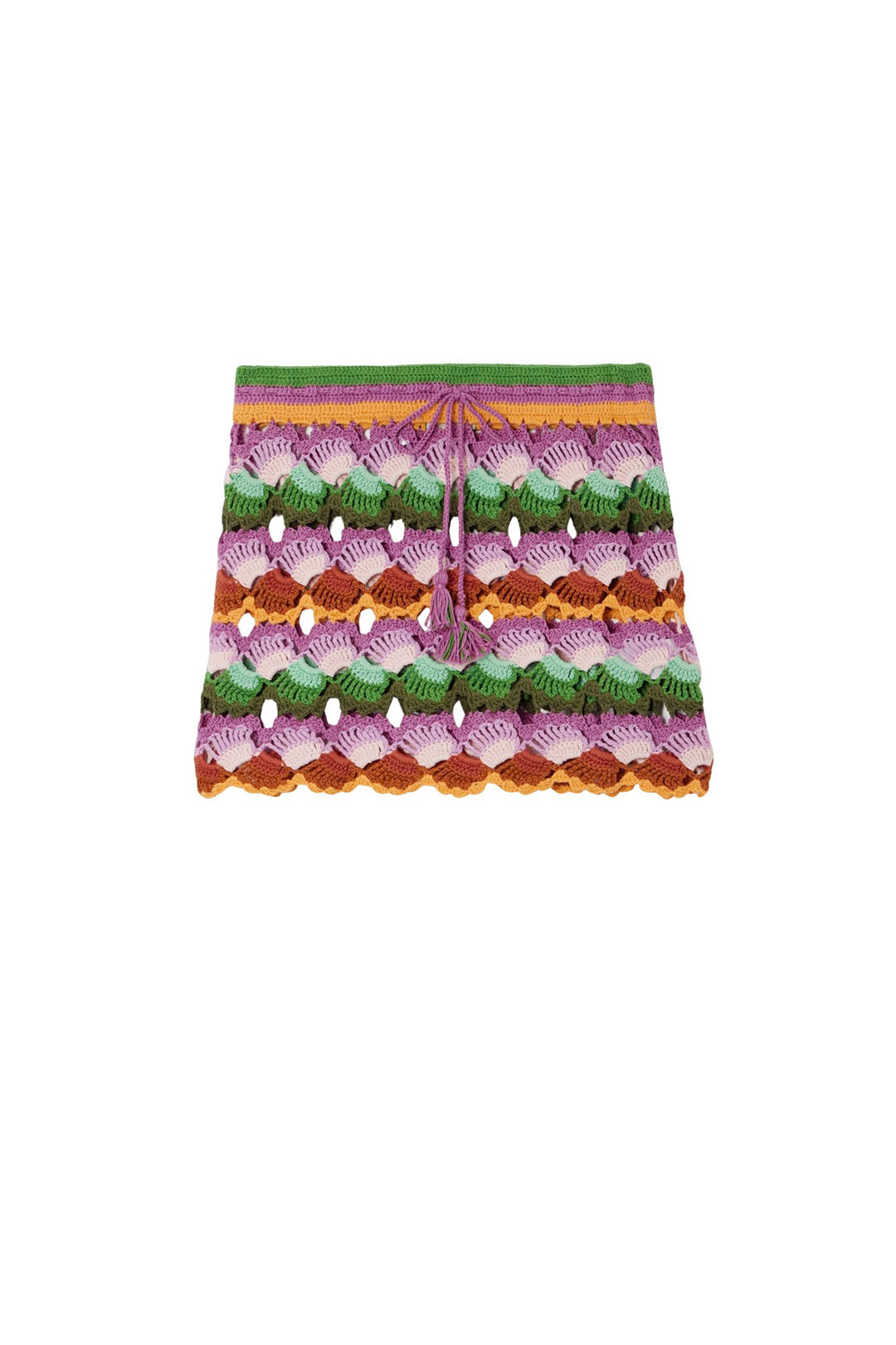 Jupe Bananas en crochet en coton - Multicolore