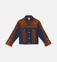 Veste en denim Western - Marron