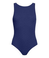 Maillot une pièce emboîtant Flanelle - Pool