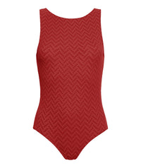 Maillot une pièce emboîtant Flanelle - Ginger