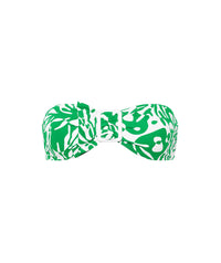 Haut de maillot bandeau Octopus - Coralsand Green