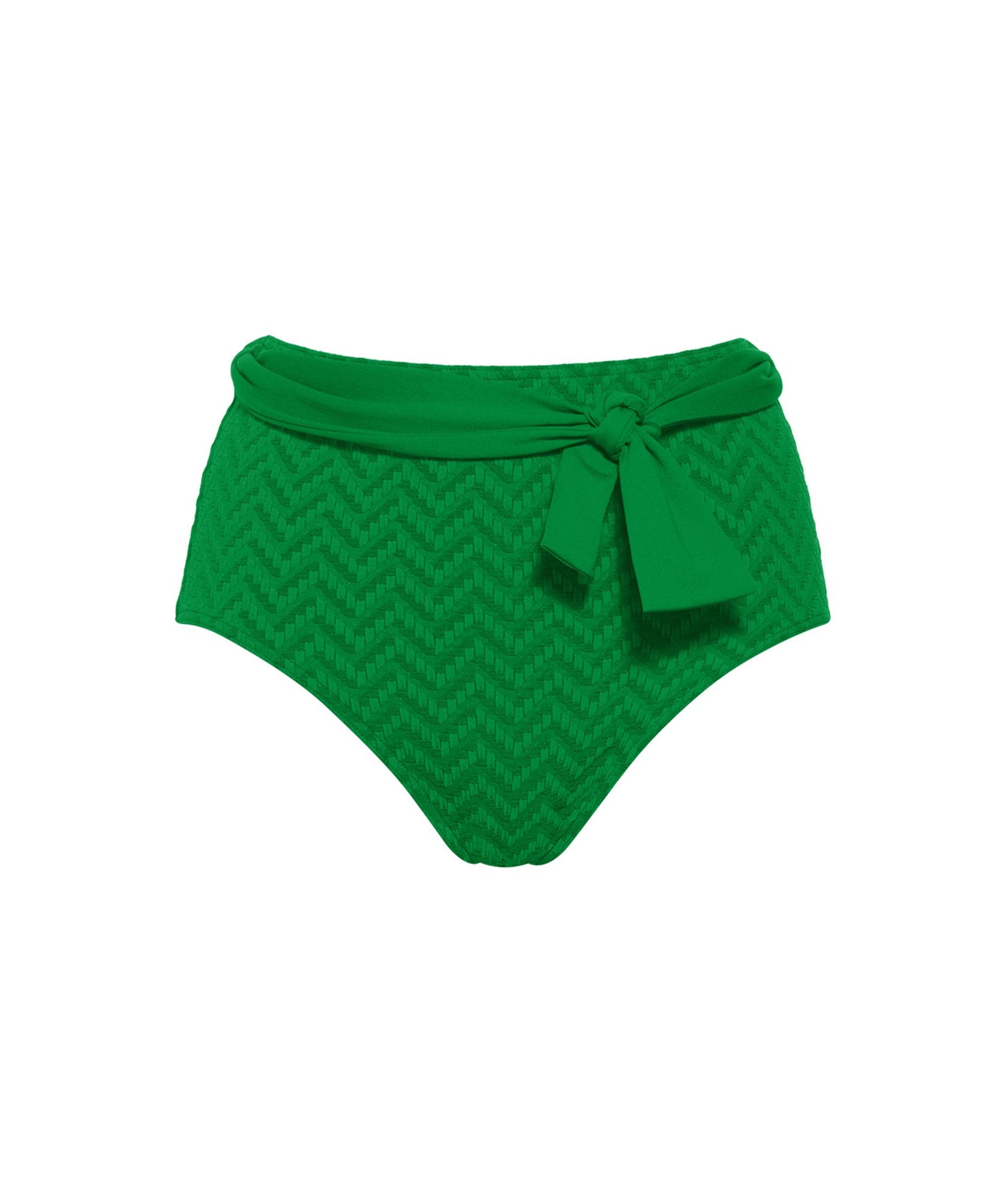 Bas de maillot taille haute Pochette - Green