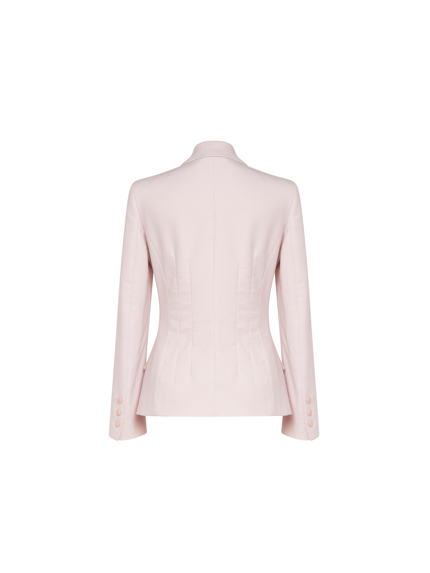 Blazer A.Ferretti double boutonnage en laine - Rose