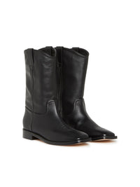 Bottines A.Ferretti en cuir - Noir