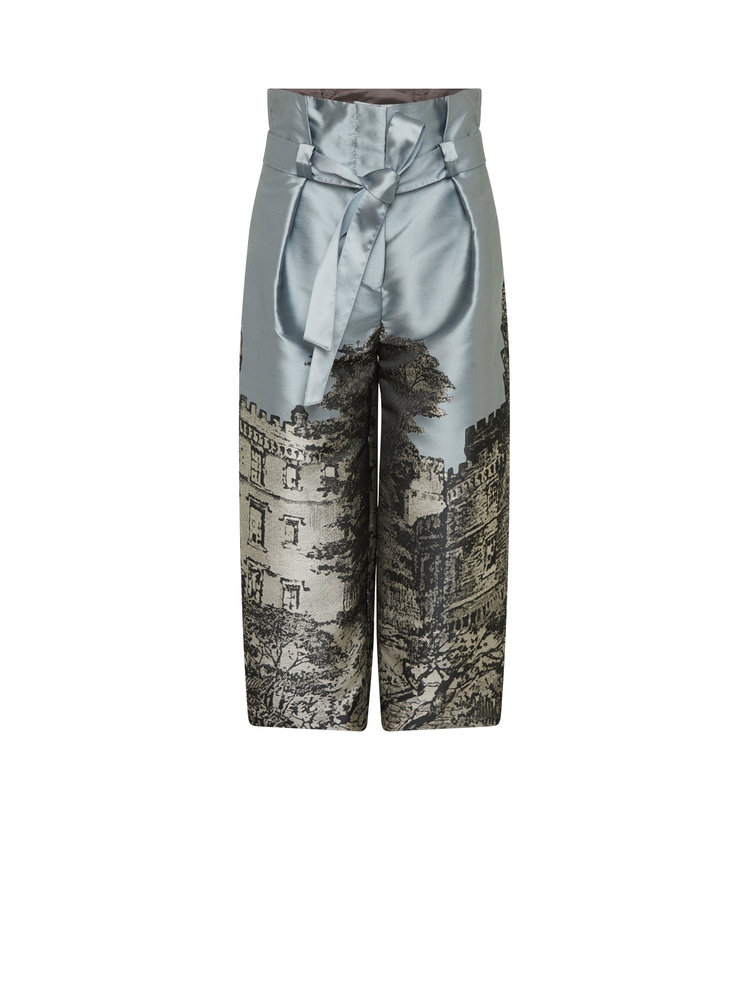 Jupe-culotte A.Ferretti imprimé - Bleu