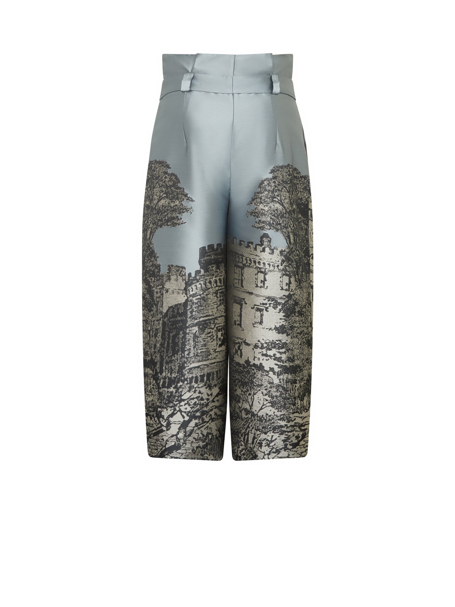 Jupe-culotte A.Ferretti imprimé - Bleu