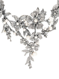 Collier A.Ferretti fleuris - Argent