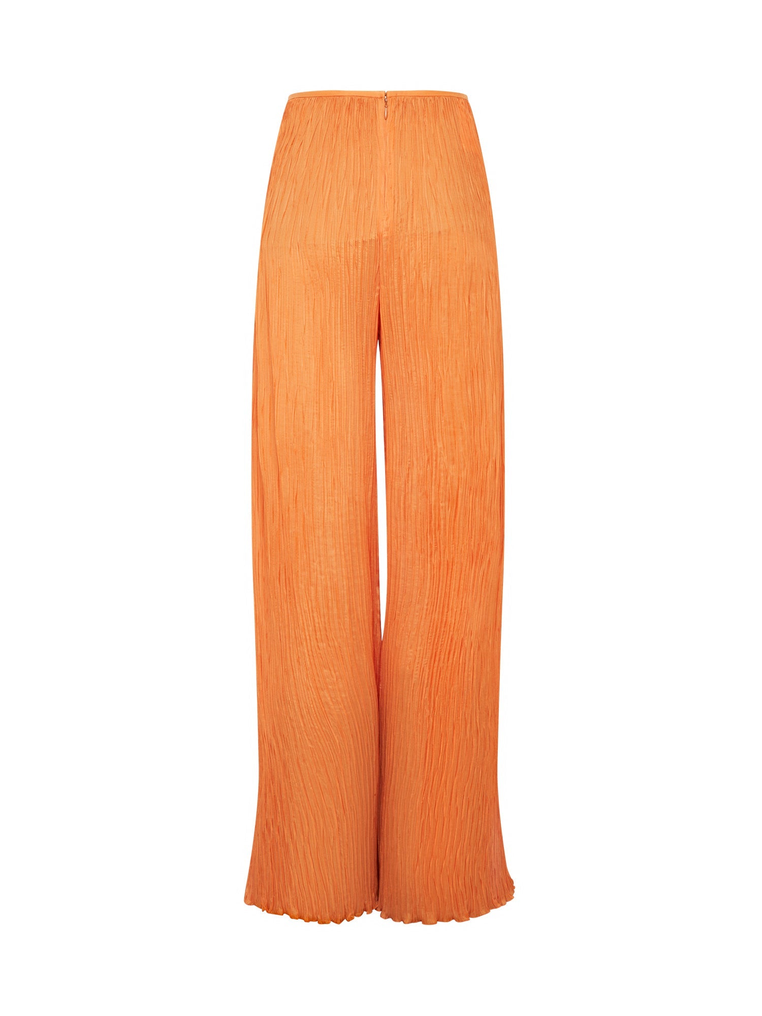 Pantalon A.Ferretti plissé - Orange
